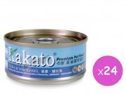Kakato 吞拿鯖花魚貓狗罐頭70g x24pcs
