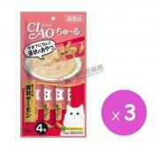 CIAO肉醬包-吞拿魚三文魚味14gx4pcs(3包)