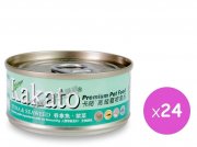 Kakato 吞拿魚紫菜貓狗罐頭170g x24pcs