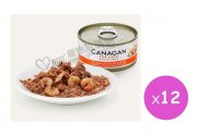 CANAGAN吞拿魚大蝦主食貓罐頭75g x12pcs