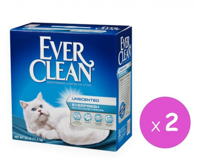 EverClean藍鑽 高效活性炭粗粒無味配方凝結貓砂 25lb - 點擊圖像關閉
