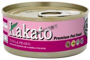 Kakato 吞拿魚蝦貓狗罐頭70g