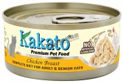 Kakato全營養雞胸成貓高齡貓主食罐70g