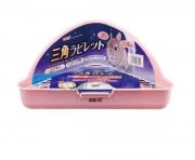 GEX三角兔子廁所35.5x20.3x16.5cm粉