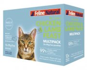 FelineNatural雞肉及羊肉盛宴貓軟包85g x12pcs