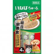 CIAO綜合營養雞+牛肉醬包14gx4pcs(犬用)