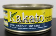 Kakato 鯖花魚幕絲貓狗罐頭70g