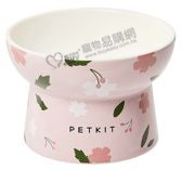 Petkit陶瓷高腳碗-單碗(櫻花粉)