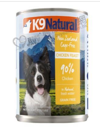K9Natural雞肉主食狗罐頭370g - 點擊圖像關閉